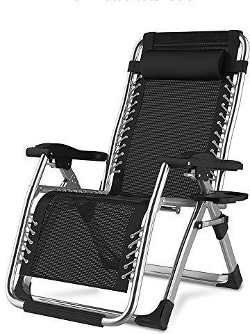 BUJOG Sonnenliegen, Lounge-Stuhl, Klappstuhl, Bürostuhl für Schwangere Frauen in der Mittagspause, Stuhl, Strandstuhl, tragbarer, halb liegender Nickerchenstuhl für zu Hause – ideal für Terrassenz