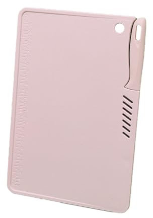 Cutting Boards for Kitchen, Flexible Cutting Board Cutting Mat Acrylic Cutting Board Thick Small Chopping Board with Holder for Meat, Veggies, Fruit(Pink)
