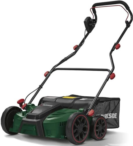 PSIDE Parkside® Arieggiatore/arieggiatore per Prato Elettrico 2in1 PLV 1500 C2, 1500 W, arieggiatore per Prato, aeratore per Terreno