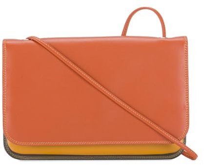 mywalit Unisex Full Flap multicomp shlder Clutch Bag, Lucca