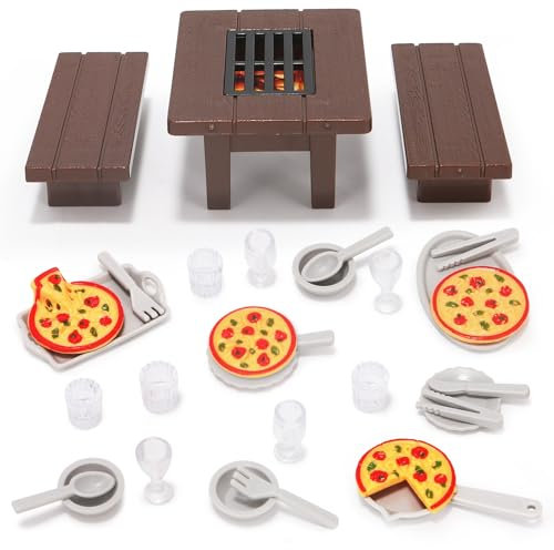 Miniatur Puppenhaus Zubehör Küche, 1:12 Miniatur Lebensmittel Puppenhaus, Miniatur Lebensmittel Spielzeug Set, Weihnachten Küche Zubehör Essen Deko Geschenk für Mädchen Jungen (D)