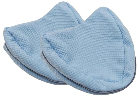 LeoTube Ersatz-Kissenbezug für Contour Legacy Bein- und Knie, Schaumstoff-Stützkissen (Blau, 2er-Pack)