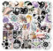 Vintage Witch Aufkleber Set - 50 oder mehr Stück wasserfeste Vinyl Aufkleber für Wasserflaschen, Laptop, Scrapbooking. Aesthetic und kawaii Sticker für Kinder, Mädchen, Jugendliche und Erwachsene.