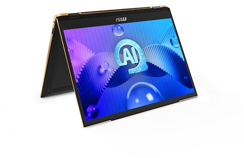 MSI Summit E13 AI Evo 2025 Laptop 13.3 WUXGA IPS Touchscreen 16-Core Intel Ultra 7 155H 16GB LPDDR5 1TB SSD Arc Graphics Thunderbolt 4 Wi-Fi Backlit Keyboard Fingerprint Win11 Pro w/ONT 32GB USB