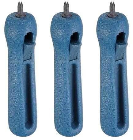 QUARKZMAN 3 Piezas Herramienta Perforadora de Riego Por Goteo 4mm Abridor de Agujeros para Manguera de Riego Herramientas de Perforación para Riego Conector de Manguera