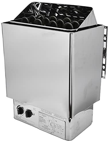 Yctze Riscaldatore di Sauna Elettrica da 6kW con Controllo Interno per Sale da Sauna Media a SM - Riscaldamento Efficiente per Il Rilassamento Ulti