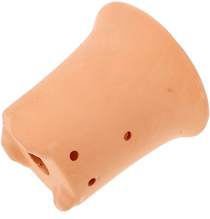 HEMOTON Pot de Fleurs Terre Cuite Creux pour Plantes Conteneur Décoratif pour Intérieur et Extérieur pour Cactus et Fleurs Petite Design Élégant et Pratique