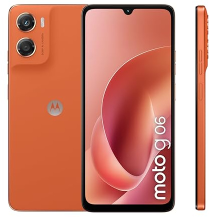 Motorola moto g06 (4/256GB, Fotocamera 50MP+flicker cam, selfie 8MP, Display HD+ 6.88, MediaTek Helio G81 Extreme, 5200mAh, Android 15), Arabesque
