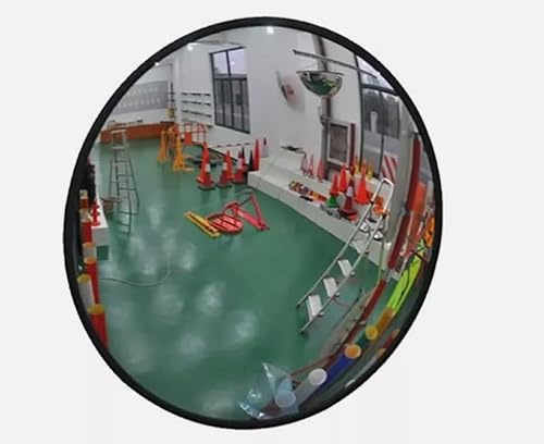 GEAR4GARAGE MOT Interior Mirror 400mm Wide Angle Convex Mirror Wall Fixing Bracket Wide Angle Security Mirror ATL MOT Bay Use Workshop Safety Viewing Aid Wall Fixing Bracket Included MOT Testing