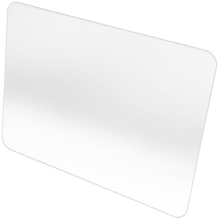 KICHOUSE Tapis de Souris en Verre Transparent pour Ordinateur et Bureau, Grand Format Lisse, sous-Main Polyvalent Adapté aux Joueurs Usage Professionnel