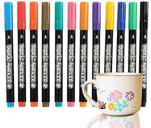 Nexaflow 12 Stylo Peinture Métallique, Feutres Métallisés pour Papier, Bois, Toile, Verre et Plastique, Stylos Peinture Acrylique pour DIY, Carnet, Scrapbooking, Calligraphie et Dessin Artistique