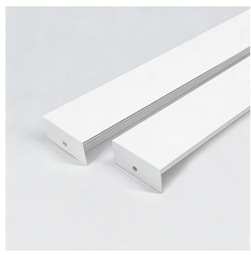exproyzk Corrimano per Scale A LED con Sensore di Presenza, Corrimano Luminoso A Parete, Ringhiere in Lega di Alluminio — per Terrazze Esterne E Scale Interne(White-White Light,200cm/6.6ft)