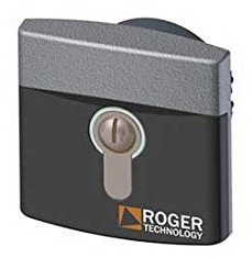 R85/60IAS Schlüsselschalter mit Aluminium Einbau 60 mm Durchmesser Standard-Zylinder ROGER