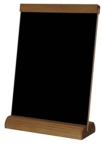 A5 Speisetafel Tischaufsteller beidseitig beschreibbar Werbetafel Holztafel Kreidetafel (4)