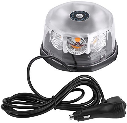 KIMISS LED stroboscopica lampeggiante di emergenza,8 LED 40 W 12V 24 V Magnetico Montato auto tetto Strobe avvertimento luce lampeggiante di emergenza luce