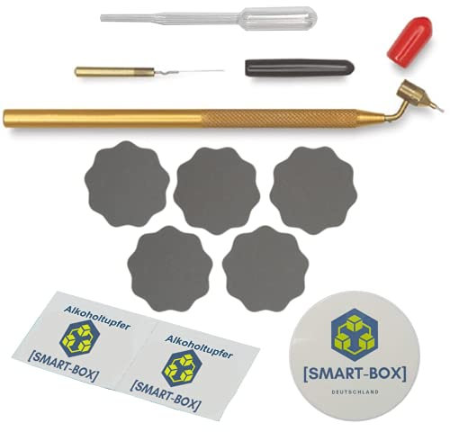 [SMART-BOX] Lackstift für Autolack - Kratzer und Steinschläge perfekt & einfach Ausbessern - mit Deutscher Anleitung | Loew Cornell Fine Line Painting Pen | Kemper Fluid Writer Pen