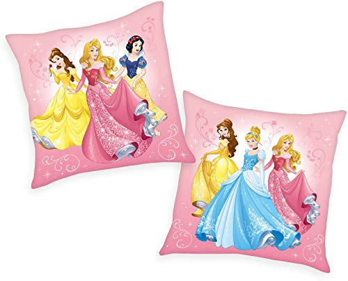 Herding Disney's Princess Kissen Dekokissen, Polyester, bunt, 40 x 40 cm