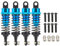 1/18 RC Stoßdämpfer Aluminium Stoßdämpfer passend für WLtoys A949 A969 A979 K929 Modellauto(Blau)