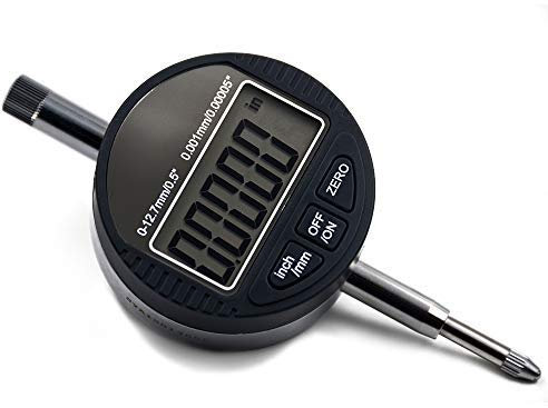 Oudtinz Digitale Messuhr 0,001 mm/0,00005 - Messbereich 0-12,7 mm - Elektronische Sondenanzeige Mit Digitaler Anzeige