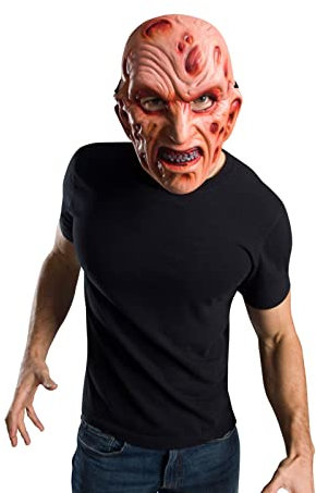 Rubies - Maschera da uomo Nightmare on Elm Street Freddy Krueger Vacuform Maschera da uomo, taglia unica