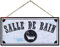 CARISPIBET Salle de bain | enseignes décoratives pour la maison plaques pour chez vous décoration de l'interieurs 15 x 30 cm