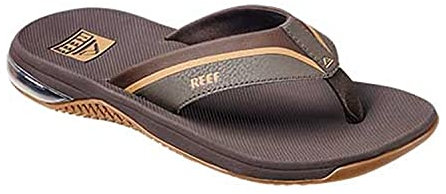 REEF Men's Anchor Flip-Flop, Brown Gum, 8 UK