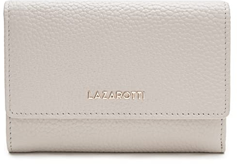 Lazarotti Bologna große Leder Damen-Geldbörse | großes Reißverschlussfach, 15 Kartenfächer, RFID-Schutz | 14 x 10 x 3,5 cm (2 Breiten einstellbar)