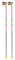 Leki Skistöcke, Neon Pink, Neon Gelb, Schwarz, 140 (EU)