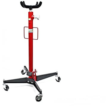 Sollevatore da fossa idraulico a pedale con ruote per sottoponte 500KG sollevamento da 115 a 190cm Jack di trasmissione