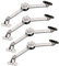 Hinges 4Pcs Hydraulic Randomly Stop Hinges Kitchen Cabinet Door Support Rod Adjustable Hinge Furniture Wardrobe Lift Up Flap Stay Hardw