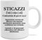 Hole Gadget Tazze Divertenti, Tazza Mug con Idee Regalo Divertente e Originali da Colazione o da The, Regali Simpatici per Sorella, Mamma, San Valentino, Uomo, Donna (Sticazzi)