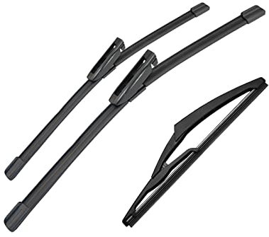 Tergicristalli 3PCS Per Citroen C4 Cactus 2014-2020 26 + 18 + 10 Lame Tergicristallo Anteriore Posteriore Parabrezza Cutter Accessori