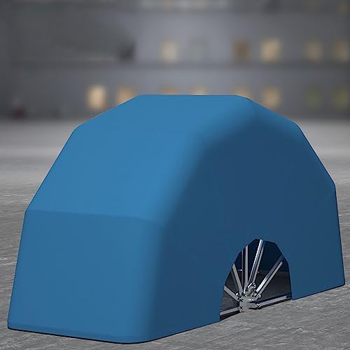 Parabrezza Parcheggio Capannone Parcheggio Capannone pieghevole Tessuto Oxford Garage per moto mobile semiautomatico Adatto per parasole per moto (B)