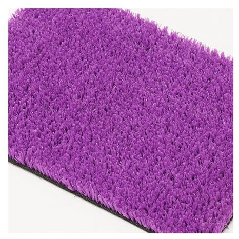 XLIHAWY Kunstrasen-Rasenrasen, 3 cm Dick Realistische Kunstrasenmatte, Drinnen Draußen Hochdichte Gartenrasenlandschaft Für Hinterhof, Lila (Farbe : Violett, Größe : 31x118in)
