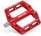 MZYRH Mountainbike-Pedale mit 3 abgedichteten Lagern, 9/16 Fahrradpedale, rutschfeste leichte Aluminiumlegierung Fahrrad-Plattform-Pedale für Mountainbike, Rennrad (Rot)