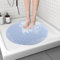 7VSTOHS Tapis de Douche Antiderapant 55x55cm, Rond Tapis Douche Antidérapant, PVC Tapis de Salle de Bain, Tapis de Baignoire avec Trous de Drainage et Ventouses, sans BPA & Latex, Lavable en Machine