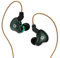 keephifi KBEAR KS2 IEM Auricolari Cablati,10mm PU + Diaframma Composito Biologico DD 1BA Monitor Auricolari,Cuffie Ugello Sonoro In Lega di Alluminio con Cavo Staccabile per Musicista,Gaming