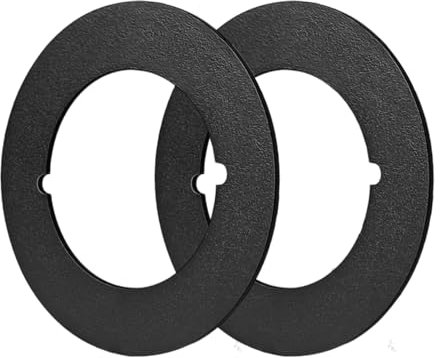 Door Lock Fixing Plate | Round Door Knob Reinforcement Plate | Door Handle Cover | Filler Fixing Backplate | Door Repair Backplate | Fix and Strengthen Suitable for Both Inner and Outer Doors