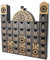 Holz-Moschee-Form, Ramadan-Countdown-Kalender aus Holz, Ramadan-Countdown-Kalender, Countdown-Kalender mit LED-Licht und Schubladen Zum Feiern des Ramadan