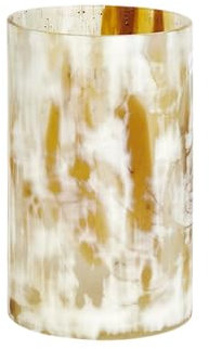 Lambert Pesaro Vase Glas Überfang, Elfenbein/Natur H 23 cm