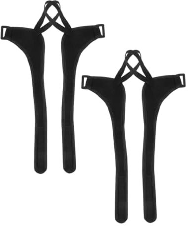 Happyyami 2paare Verstellbare Skistöcke Armbänder Robuste Und Handschlaufe Für Ski Trekkingstöcke rutschfeste Schutzbindung Für Outdoor-Sport Kompatibel Mit Skistöcken Und Wanderstöcken Lang