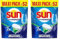 SUN - Optimum Pastilles Lave-Vaisselle Tout en 1-52 capsules - nettoyage impeccable - brillance éclatante - tablettes efficaces même en cycle court (Lot de 2)