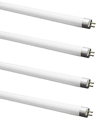 Kosnic T5 Fluorescent Tube 288mm - 8w EXUN CFL Lamps - PACK OF 4 UNITS - G5 Base fittings - T5 High Efficiency Lamps, Pure White 4000K