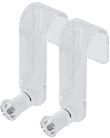 SIGEL MU162 Flipchart-Haken, Halter für Flipchartblocks auf Whiteboards, transparent, Acryl, 2 Stück