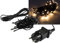 ChiliTec LED Lichterkette Aussen 4 Meter mit 40 LEDs Schwarzes Kabel Spritzwassergeschützt IP44 Beleuchtung Garten Haus Balkon Terrasse Warmweiß