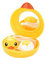 Cute Duck Popular Mini Contact Lens Case Box Travel Kit Easy Carry Mirror Container Contact Travel Kit Eye Care Kit