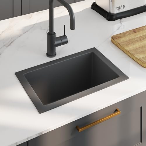 vidaXL Fregadero Hecho a Mano Pila Lavabo Cocina Comedor Alberca Servicio Grifo Lavar Olla Platos Integrado Acero Inoxidable Negro