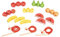 TickiT 74015 Wooden Fruits Set of 21 with 3 Laces