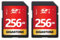 Gigastone 256GB SDXC Memory Card 2 Pack UHS-I U1 Class 10 Up to 80MB/s for Canon Sony Nikon Olympus PC Digital Cameras