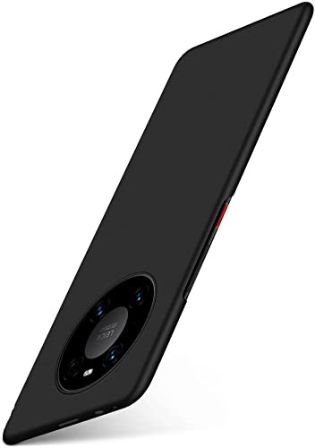 moex für Huawei Mate 40 Pro Hülle Ultra Dünn, Schutzhülle mit erhöhtem Kameraschutz, Slim Cover Hardcase Backcover, Dünnste Handyhülle Minimalistisch Alpha Case, Matt Schwarz